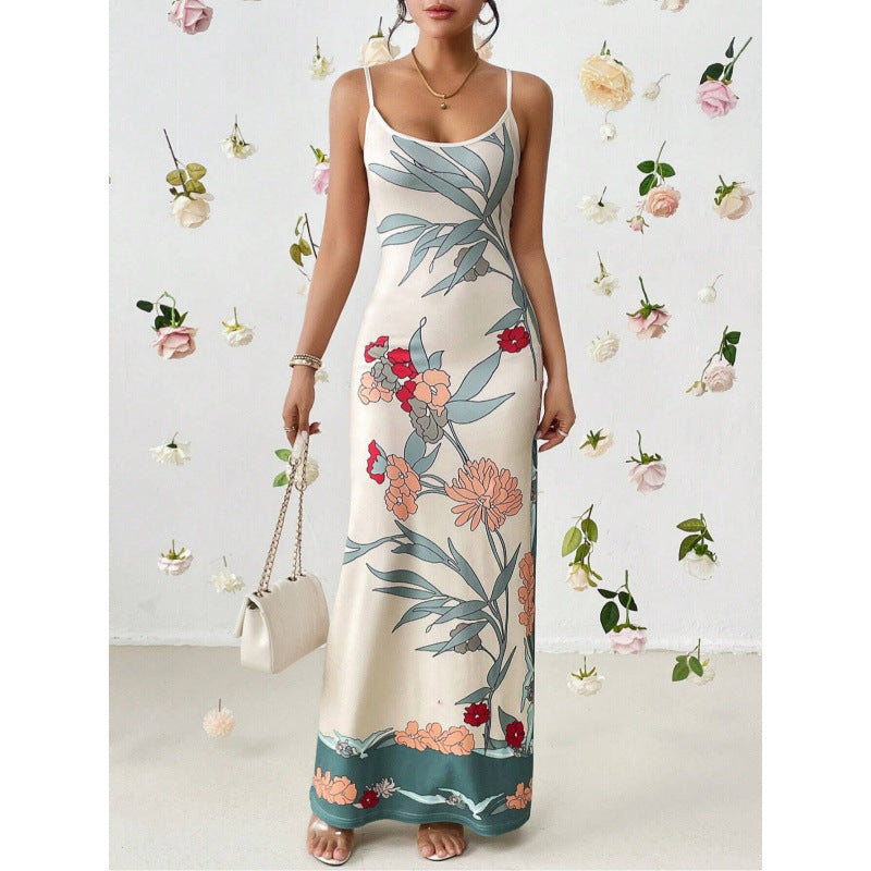 Dámske letné kvetované maxi šaty – elegantné & vzdušné 🌿