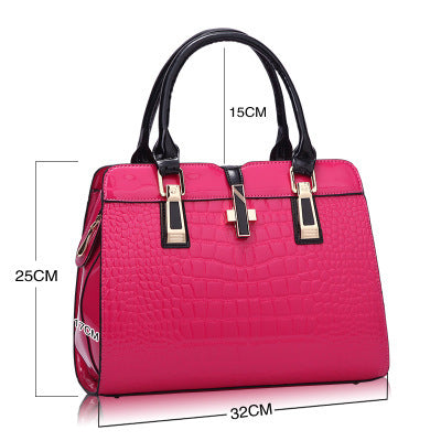 Elegantná dámska kabelka s krokodílím vzorom | štýlová a praktická 👜