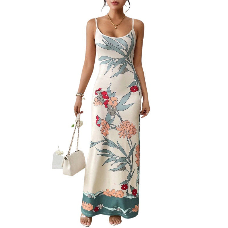 Dámske letné kvetované maxi šaty – elegantné & vzdušné 🌿