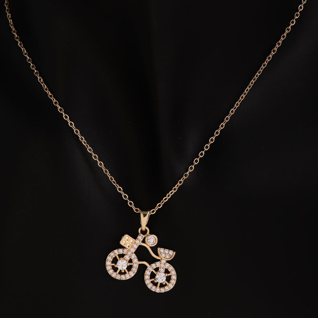 Romantický náhrdelník bicykel – symbol slobody a lásky 💛