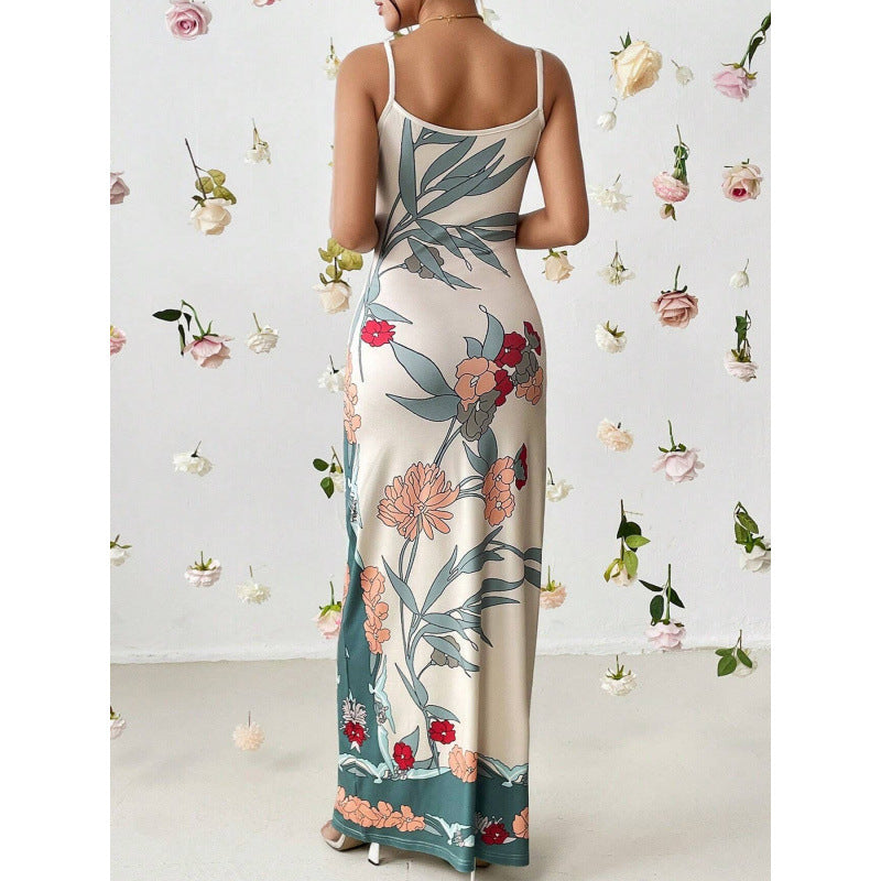 Dámske letné kvetované maxi šaty – elegantné & vzdušné 🌿