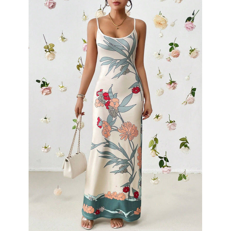 Dámske letné kvetované maxi šaty – elegantné & vzdušné 🌿